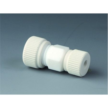 Reducing union, straight from 12 to 4 mm dia., PTFE