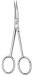 Scissors 105 mm, curved, sp./sp. fine