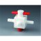   Bohlender 3-utas kúpos elzáró ehhez 6 mm cső.cső, PTFE - PTFE