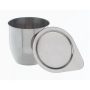   Bochem  Crucibles 25 ml, 18.10 steel, type 2, 1.0 mm thick, without lid