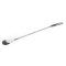 Double-ended spatula, 235 mm single spoon end, 18/10 steel