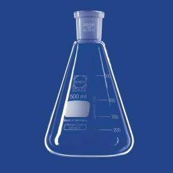 Erlenmeyer-Flasks with Conical Joint, Cap. ml 50 Socket NS 19/26