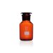 Reagent bottle 1 ltr., w/o PE-st., amber wide neck, DURAN