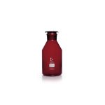   DURAN® bottles, reagent, wide neck, with NS 85/55, amber, with standard ground joint with glass flat-head stopper, 20000 ml