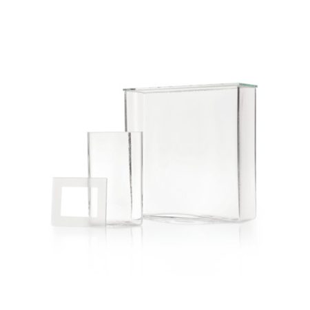 DURAN® Museum jar, with ground-in glass plate, 130 x 50 x 130 mm