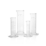   DURAN® Measuring cylinder, low form, with spout, hexagonal base, with graduation, 10 ml