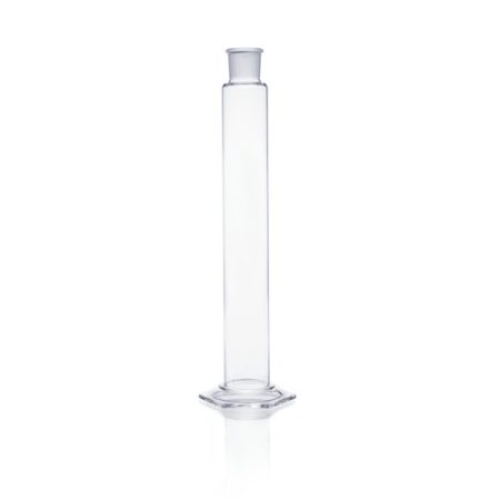 Mixing cylinder 10 ml, NS 10/19 hexagonal foot, DURAN® without graduation and stopper, without stamping in foot