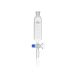   DURAN® Dropping funnel, cylindrical, graduated, standard ground cone 19/26, NS stopcock and key retaining device, 100 ml