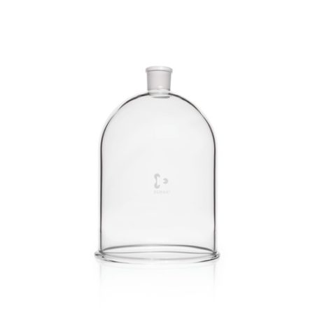 DURAN® Bell jars with neck bore, for vacuum use, 250 x 185 mm