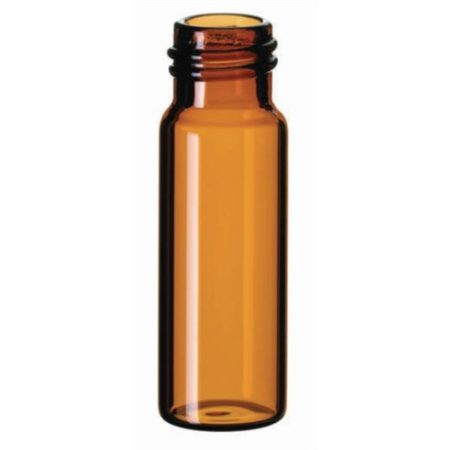 LLG-Screw Neck Vial N 13, 4ml, O.D.: 14.75mm outer height: 45 mm, amber, flat bottom pack of 100