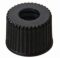 LLG-Screw caps N 8, blackPP, center hole pack of 100