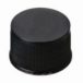 LLG-Screw cap N 13, PP, black, closed top pack of 100