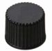 LLG-Screw cap N 8, black PP, closed top pack of 100