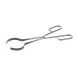   Flask tong, 18/10 steel, points polyamid coated clamping 50 mm, length 250 mm
