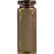  LLG-Sample glasses N 20-10 pack of 100, amber, with rolled rim