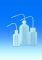 Wash bottle 1000 ml, PE GL 32, with spray attachment, PP