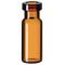   LLG-krimpes nyak kis üveg ND 11-1.51, 5 ml, OD 11.6 mm, csomag: 100 darabkülső szélesség. 32 mm, barna, lapos alj,