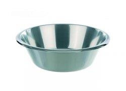 Laboratory bowl 14 L, 18/10-steel diam. 400 mm, height 160 mm, type 1, low form