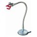   Flex retorts, zinc die-cast and nickel-plated brass, length 300 mm, safety adhesive foot, 12 - 25 mm, round