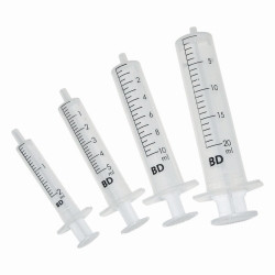 Discardit II Disposable syringes 5 ml PP/PE, 2-parts, eccentric, OE-sterilized, pack of 100