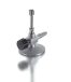   Mikro bunsen burner for bottle gas air regulation, needle valve