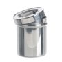   Bochem  Dressing jar with lid 80 x 102 mm  lid with handle, stockable, 18.10 steel