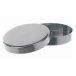 Petri dishes diam. 100 mm, h 15 mm with lid, 18/10-steel