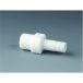   "Screw-In Tubing Connector NPT 1/4"" diam. 6,8 mm, PTFE "