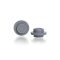   DURAN Produktions Rubber stoppers for GL 45 laboratory bottle, straight plug, gray bromobutyl, pack of 10