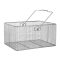 Wire basket 40x30x20cm with handle, stainless steel