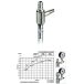 Water jet pump nickel plated brass non-return valve