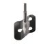   Paddle stirrer 500x70 mm 3 holes, 18/10 steel shaft diameter 10 mm