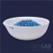   Evaporating dish 125 mm ? porcellaine, round bottom, with drain, DIN 12907