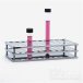 Testu tube rack, stainless steel for 50 tubes diam. 13mm