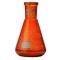 Erlenmeyer flask 100ml with NS 29/32, amber glass