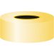 Aluminium crimp caps N 20, gold center hole, pack of 100
