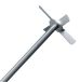   Witeg, keverő , Propeller típus PL0144 él, 50 mm, rúd 8 mm, hossz. 500 mm, rozsdamentes acél