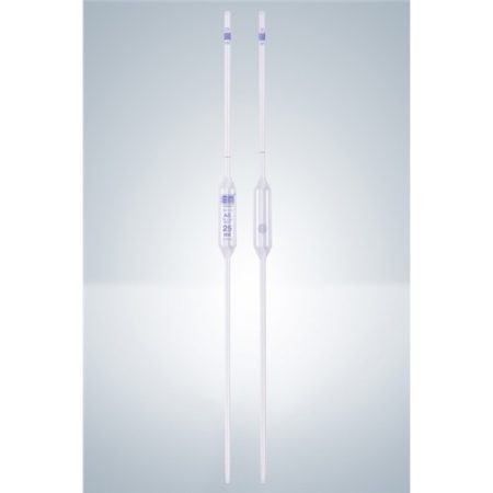 Full pipet 4 ml, Kl.AS blue graduated, conformity natch certified