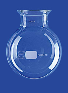 Reaction vessel, spherical, LF 200, 6.000 ml, outer ? 236 mm, height approx. 325 mm