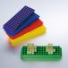   Biologix Microtube Racks,fit for 1.5ml & 2.0ml tubes,PP,80-wells,Non-Sterile,5 Assorted Colors,5 Pieces/Pack,4 Packs/Case