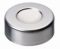   LLG-Aluminium crimp caps ND 20 silver hole, silicone white /PTFE beige, hardness 45° shore A, septa thick.3,2mm, PU=100