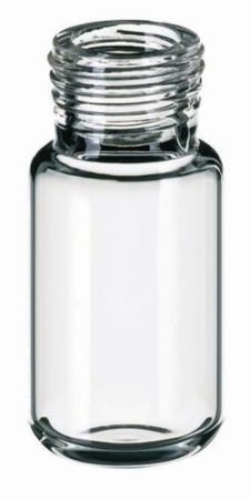 LLG-Headspace screw-neck bottles N 18, 10 ml O.D.: 22,5 mm, outer height 46 mm, clear, round bottom, pack of 100