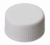   LLG MECKENHEIM  LLG-Screw caps N 24, white PP, mounted  closed, silicone nature.PTFE beige45° shore A, EPA-quality, pack of 1000