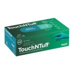   Touch N Tuff®, size M (7?-8) Disposable gloves, nitrile, powder-free, green, 240 mm, pack of 100