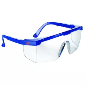   LLG védőszemüveg "Basic" átlátszó kerettel, átlátszó lencsével, bevonat nélkül, 2-1.2 U 1 F CE, 10 db-os csomag