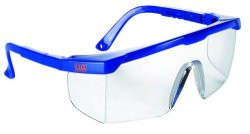 "LLG-Protection spectacle ""Classic"" blue frame, clear lenses, 2C-1.2 U 1 F CE, anti-scratch"