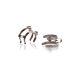 Joint clips NS 24 from steel sheet, chromium-plates