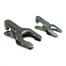 LLG-Fork clamp, stainless steel for spherical joints S13, with setting screw