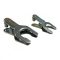   LLG-Fork clamp, stainless steel for spherical joints S13, with setting screw