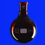   Round-bottom Flasks with Conical Joint, Amber, Cap. ml 1000 Socket NS 29/32